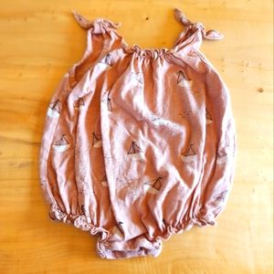Rylee + Cru Romper, 3-6mo